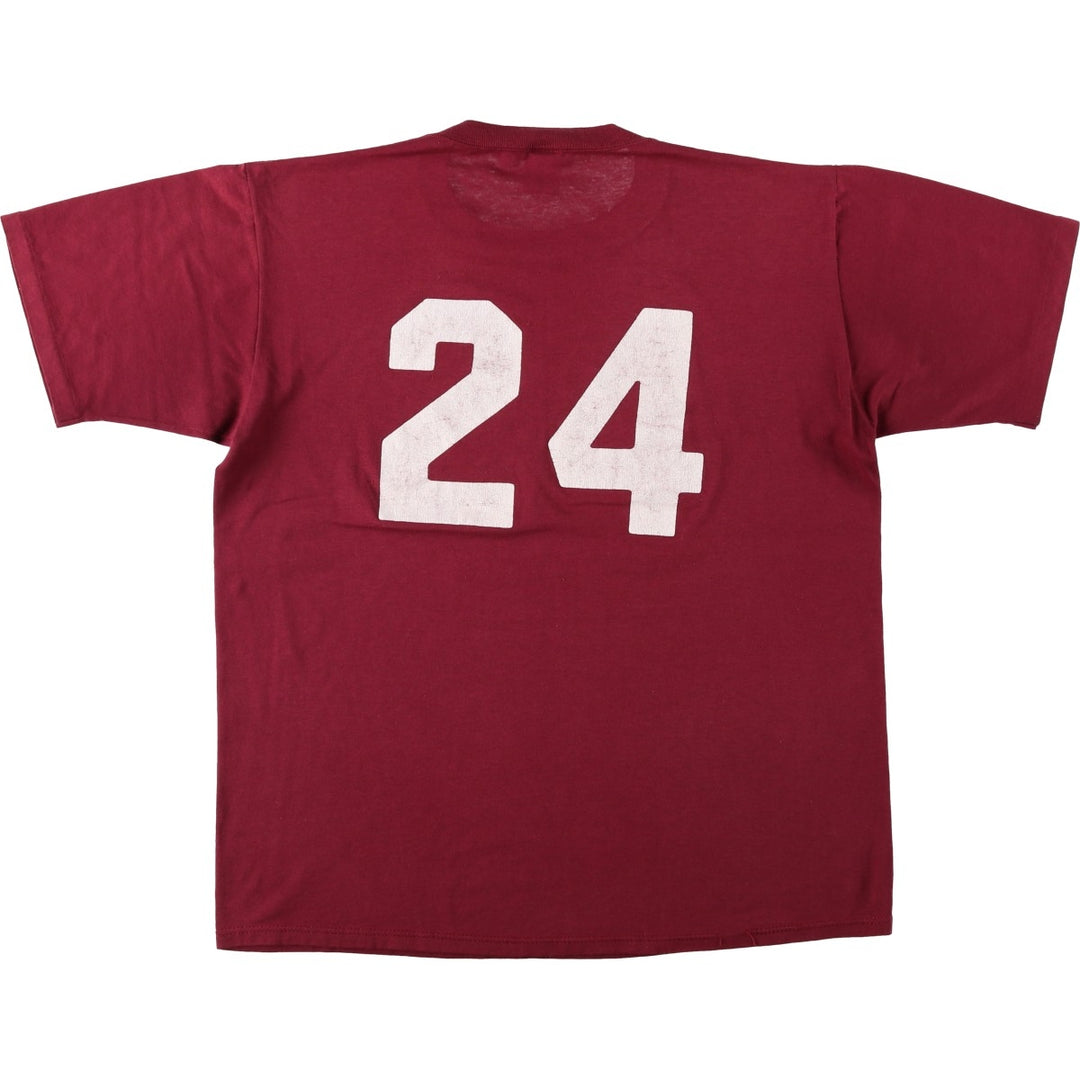 Vintage 90'S Jerzees College T-Shirt, Made in USA, Men's XL cotton red type Vintage Second Hand