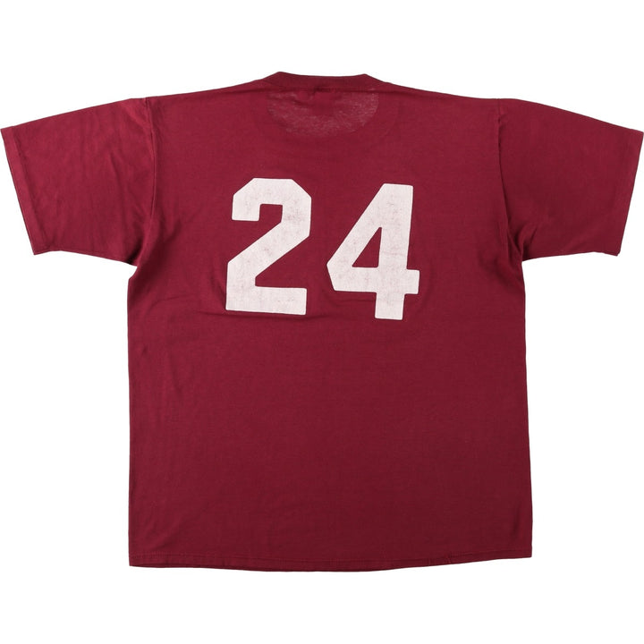 Vintage 90'S Jerzees College T-Shirt, Made in USA, Men's XL cotton red type Vintage Second Hand
