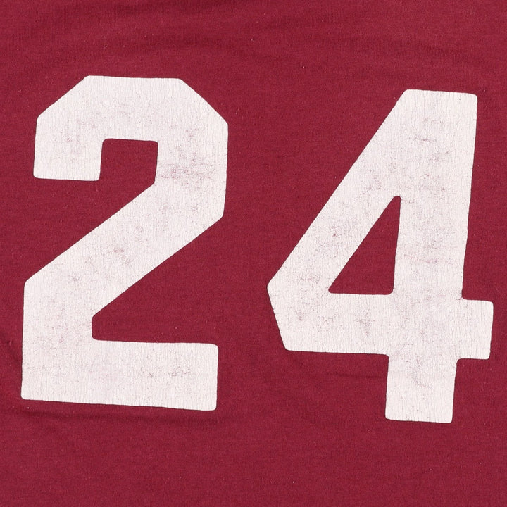 Vintage 90'S Jerzees College T-Shirt, Made in USA, Men's XL cotton red type Vintage Second Hand