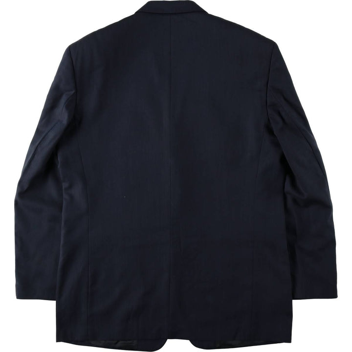 Pierre Cardin navy blazer, tailored jacket, men's size XL (approx.) wool navy blue type Vintage Second Hand