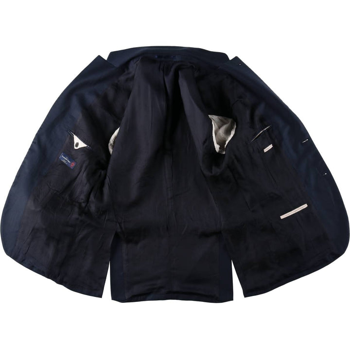 Ermenegildo Zegna wool tailored jacket, made in Italy, men's size M equivalent. wool navy blue type Vintage Second Hand