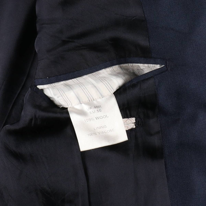 Ermenegildo Zegna wool tailored jacket, made in Italy, men's size M equivalent. wool navy blue type Vintage Second Hand