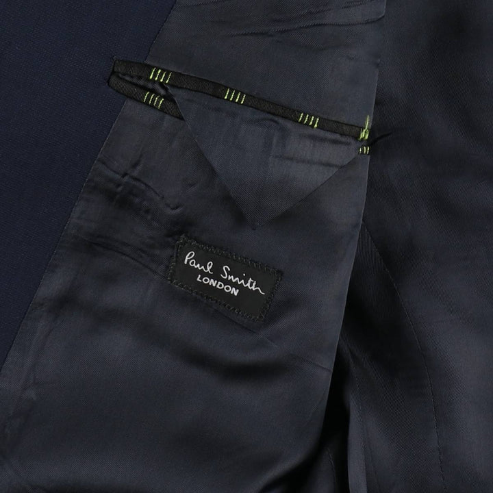 Paul Smith LONDON wool tailored jacket, men's size M (approx.) wool navy blue type Vintage Second Hand