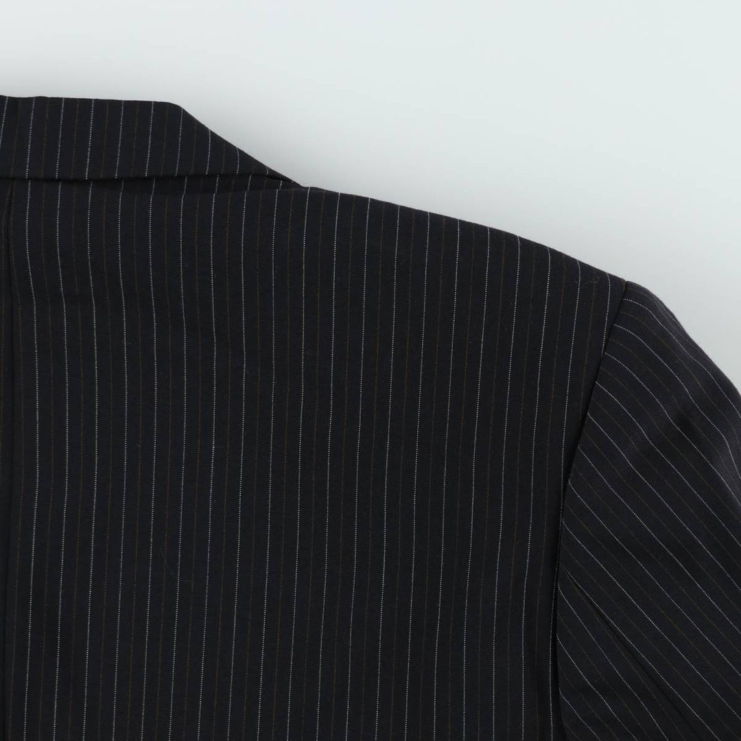 Pierre Cardin Paris Stripe Pattern Blazer Tailored Jacket Men's Size XL (approx.) wool navy blue type Vintage Second Hand