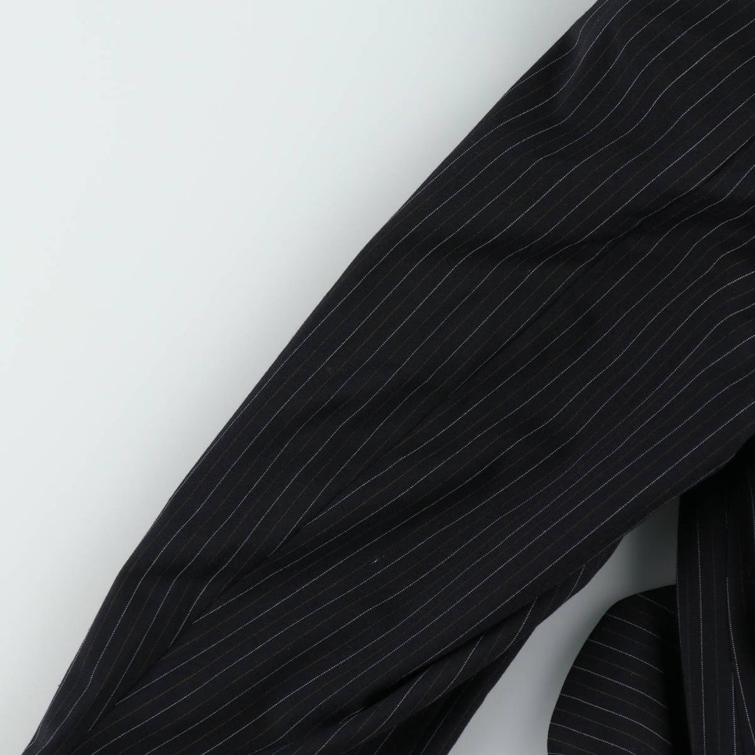 Pierre Cardin Paris Stripe Pattern Blazer Tailored Jacket Men's Size XL (approx.) wool navy blue type Vintage Second Hand
