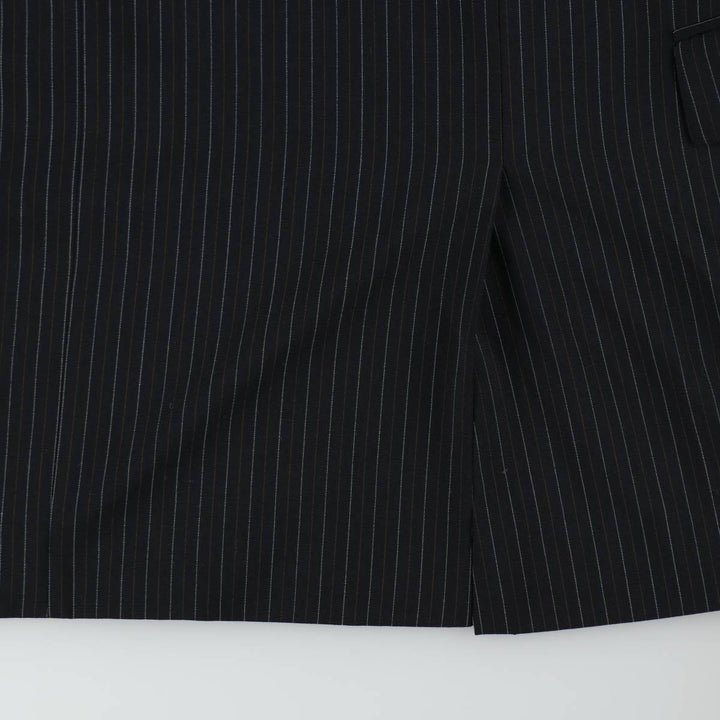 Pierre Cardin Paris Stripe Pattern Blazer Tailored Jacket Men's Size XL (approx.) wool navy blue type Vintage Second Hand