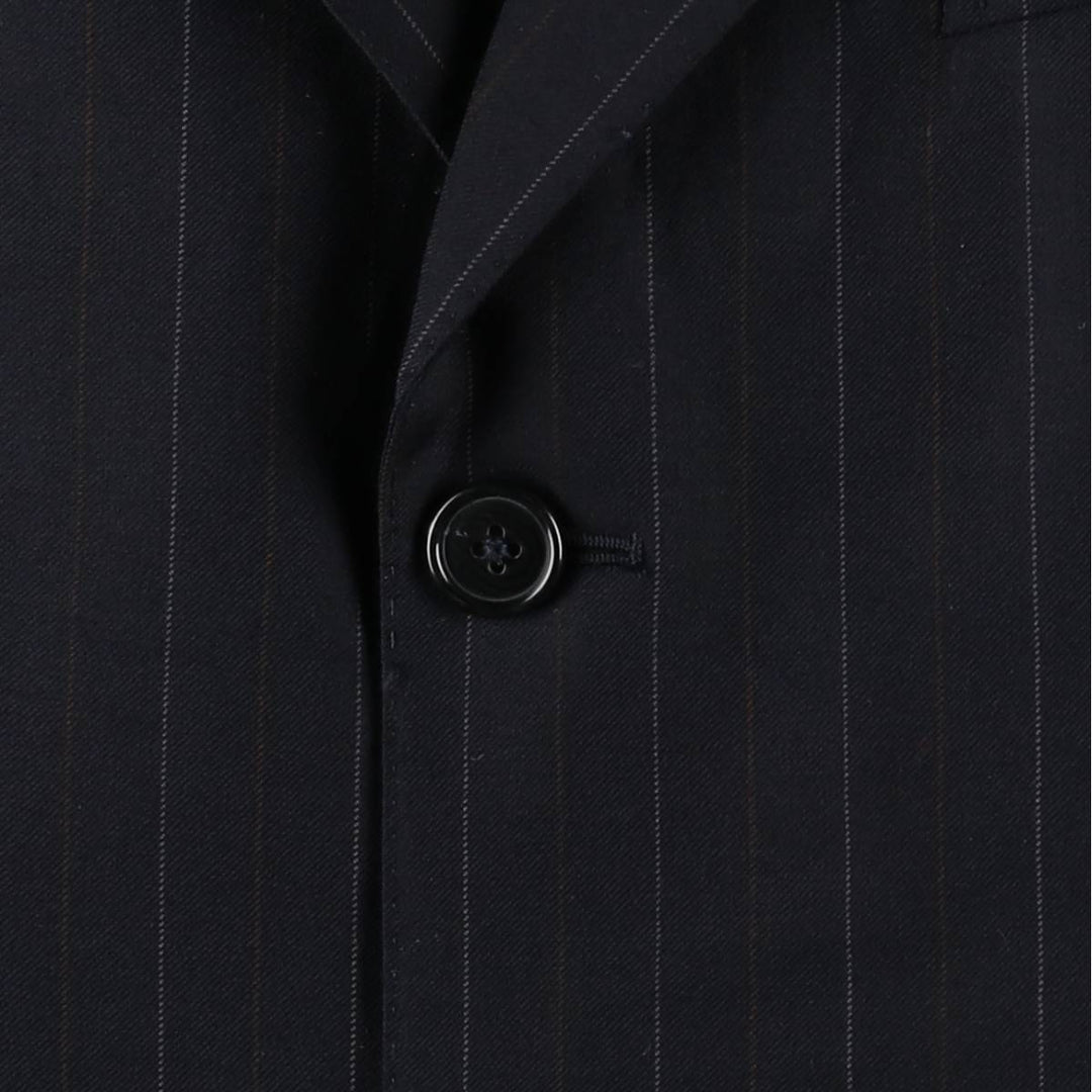 Ermenegildo Zegna striped wool tailored jacket, men's size M (approx.) wool navy blue type Vintage Second Hand