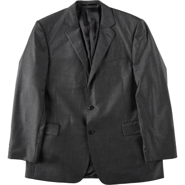 Ermenegildo Zegna wool tailored jacket, men's size XL (approx.) wool gray type Vintage Second Hand