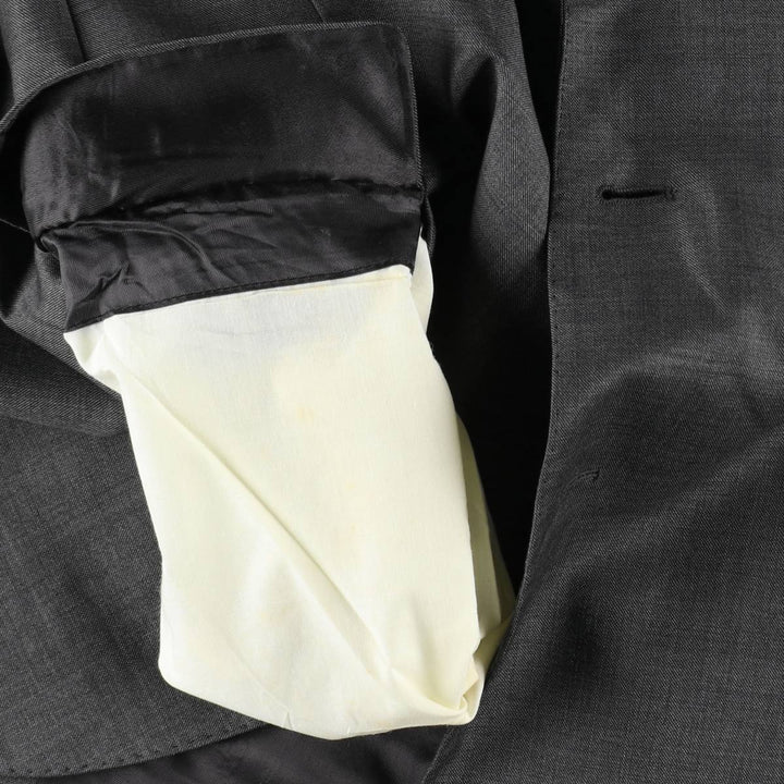 Ermenegildo Zegna wool tailored jacket, men's size XL (approx.) wool gray type Vintage Second Hand