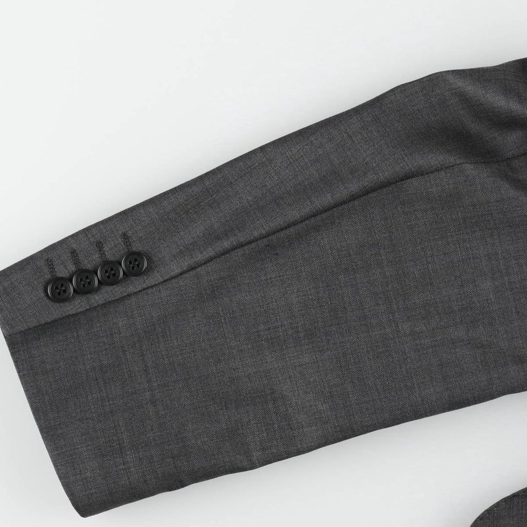 Ermenegildo Zegna wool tailored jacket, men's size XL (approx.) wool gray type Vintage Second Hand