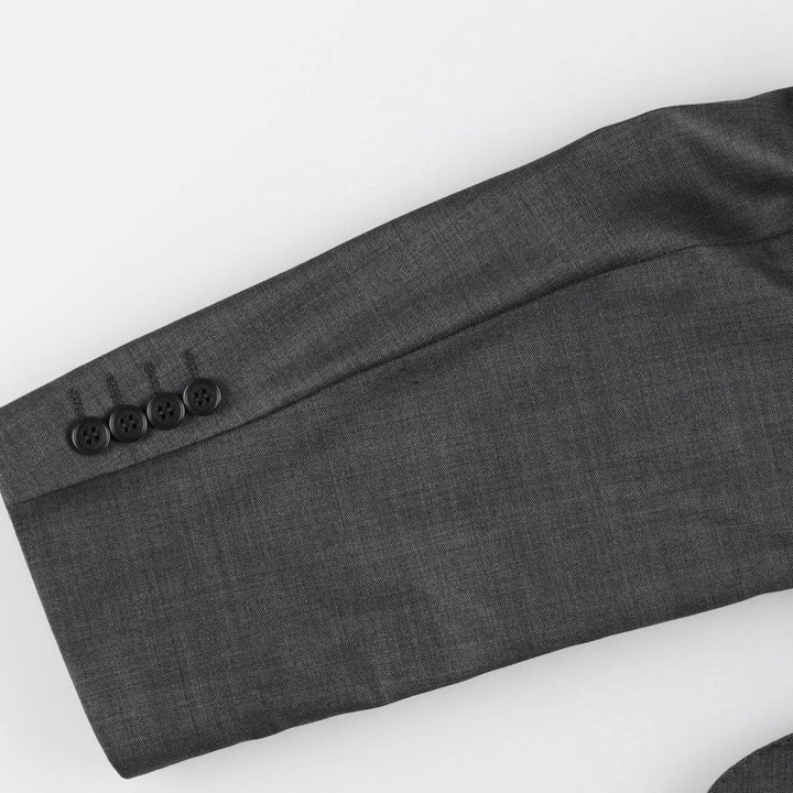 Ermenegildo Zegna wool tailored jacket, men's size XL (approx.) wool gray type Vintage Second Hand