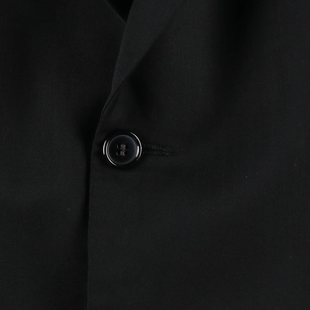 Pierre Cardin wool tailored jacket, made in England, men's size L equivalent. wool black type Vintage Second Hand