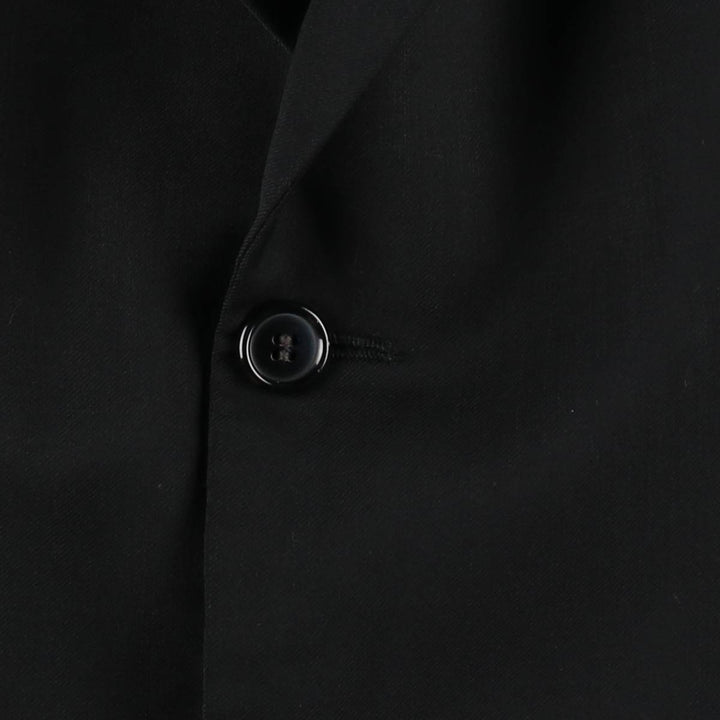 Pierre Cardin wool tailored jacket, made in England, men's size L equivalent. wool black type Vintage Second Hand