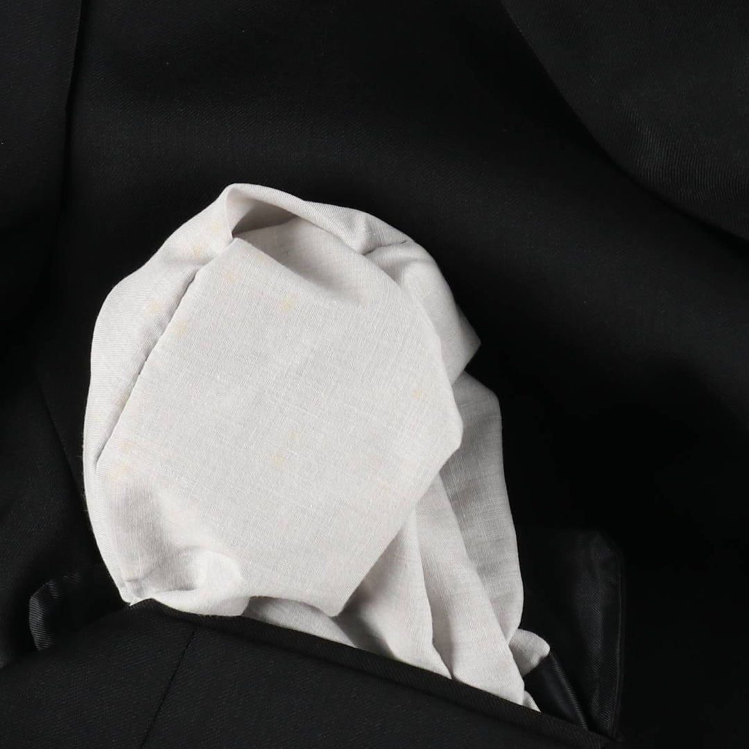 Pierre Cardin wool tailored jacket, made in England, men's size L equivalent. wool black type Vintage Second Hand