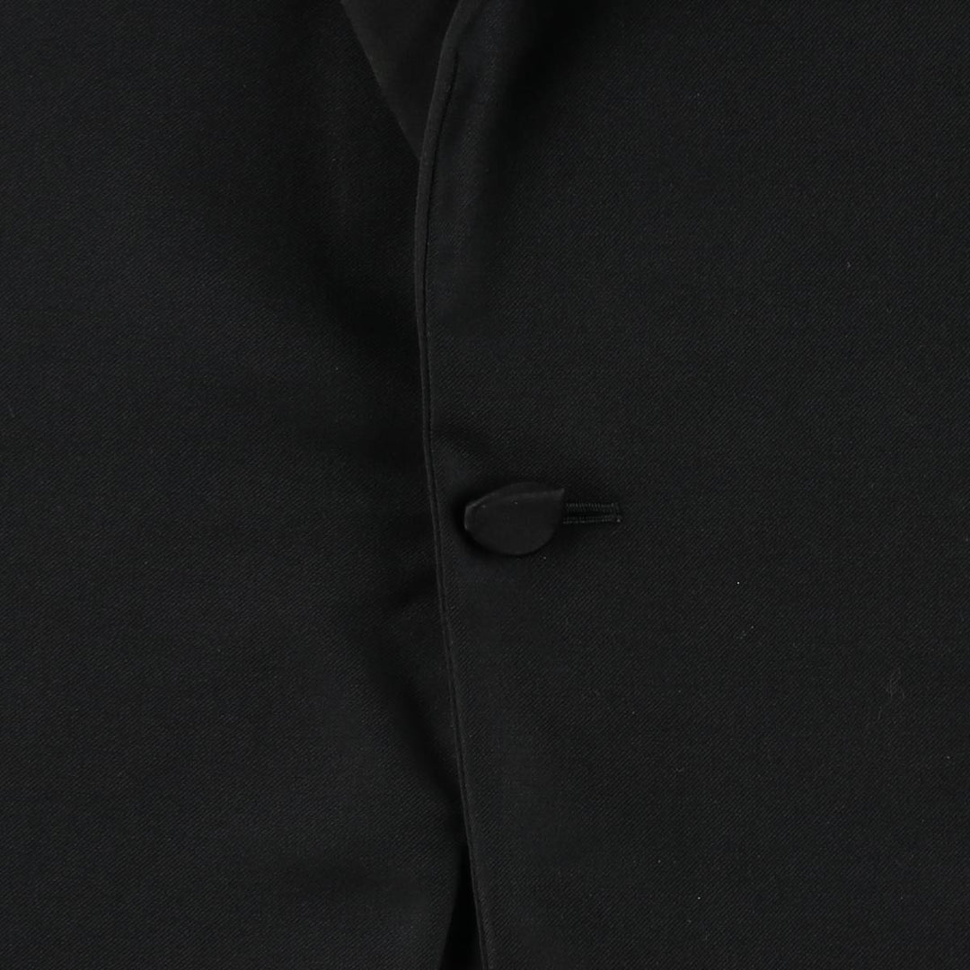 Ermenegildo Zegna Peak Lapel Wool Tailored Jacket, Men's Size L (approx.) wool black type Vintage Second Hand