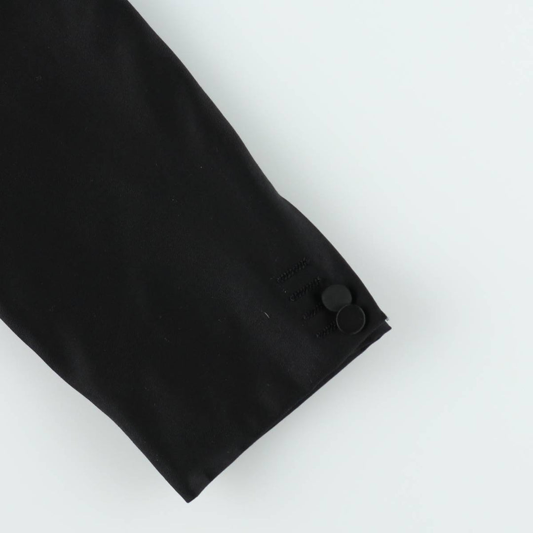 Ermenegildo Zegna Peak Lapel Wool Tailored Jacket, Men's Size L (approx.) wool black type Vintage Second Hand