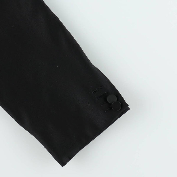 Ermenegildo Zegna Peak Lapel Wool Tailored Jacket, Men's Size L (approx.) wool black type Vintage Second Hand