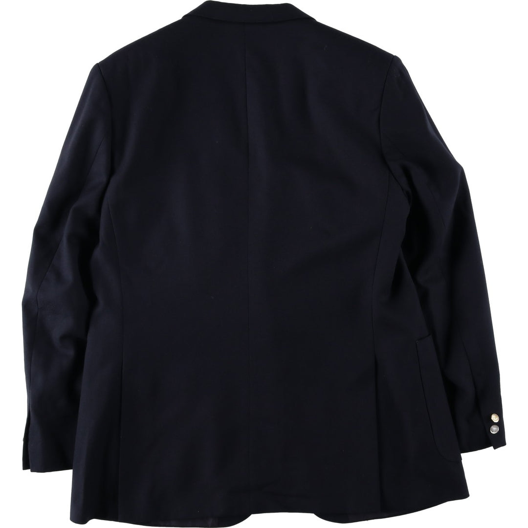 St Michael Blazer Tailored Jacket Men's XL (approx.) wool navy blue type Vintage Second Hand