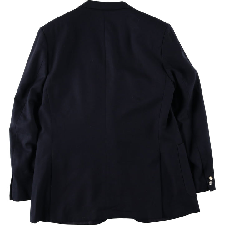 St Michael Blazer Tailored Jacket Men's XL (approx.) wool navy blue type Vintage Second Hand