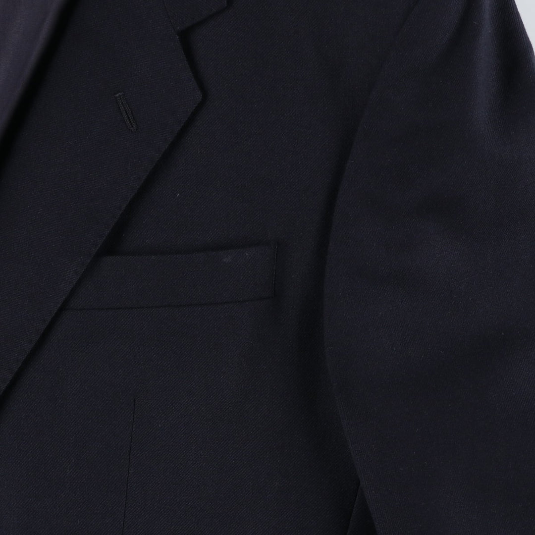 St Michael Blazer Tailored Jacket Men's XL (approx.) wool navy blue type Vintage Second Hand