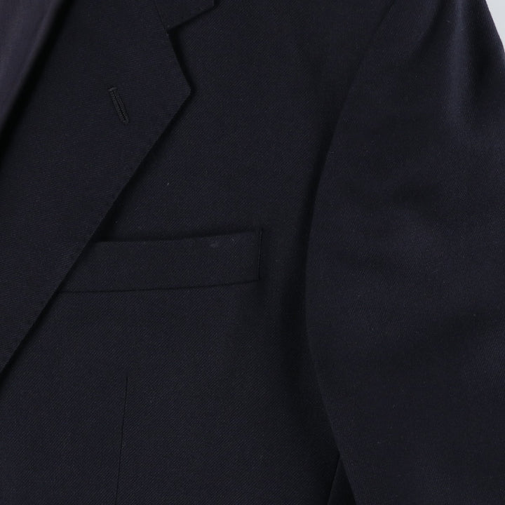 St Michael Blazer Tailored Jacket Men's XL (approx.) wool navy blue type Vintage Second Hand