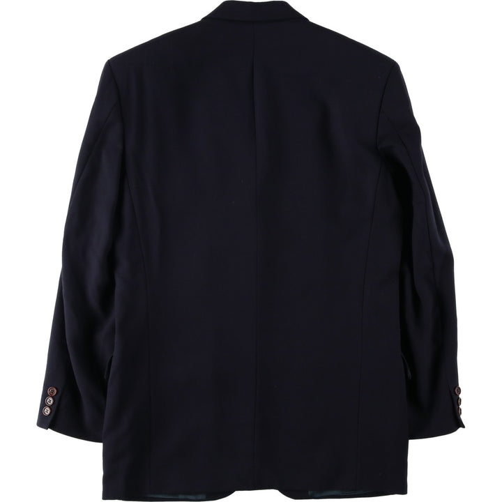 Marks & Spencer wool tailored jacket, made in England, men's size M equivalent. wool navy blue type Vintage Second Hand
