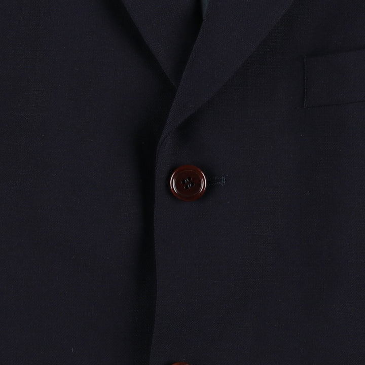 Marks & Spencer wool tailored jacket, made in England, men's size M equivalent. wool navy blue type Vintage Second Hand