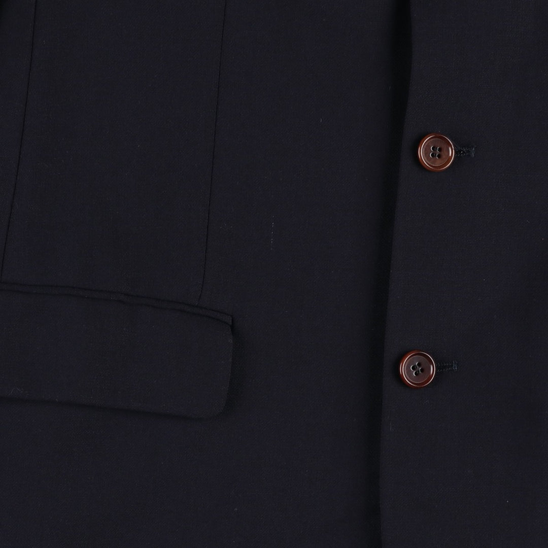 Marks & Spencer wool tailored jacket, made in England, men's size M equivalent. wool navy blue type Vintage Second Hand