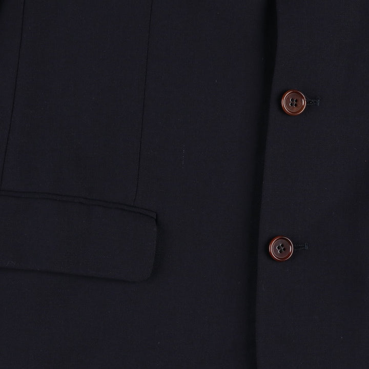 Marks & Spencer wool tailored jacket, made in England, men's size M equivalent. wool navy blue type Vintage Second Hand