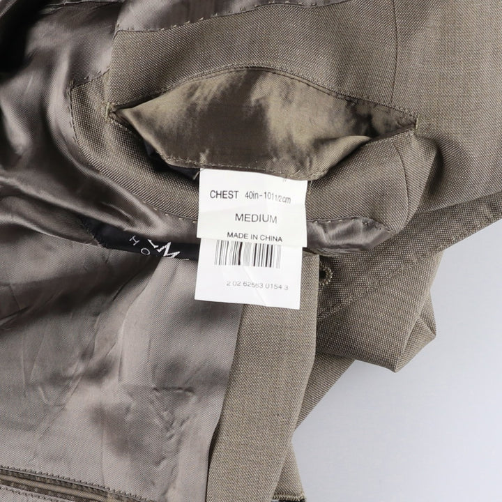 Balmain HOMME wool tailored jacket, men's size M equivalent. wool Beige type Vintage Second Hand