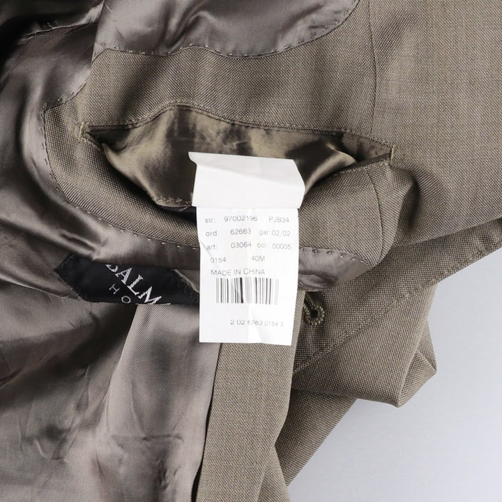 Balmain HOMME wool tailored jacket, men's size M equivalent. wool Beige type Vintage Second Hand