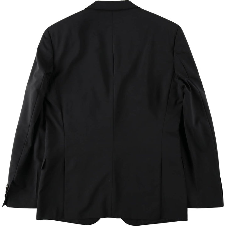 Hugo Boss Stretch Wool Tailored Jacket, Men's Size M (approx.) wool black type Vintage Second Hand