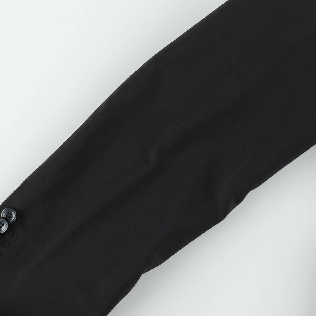 Hugo Boss Stretch Wool Tailored Jacket, Men's Size M (approx.) wool black type Vintage Second Hand