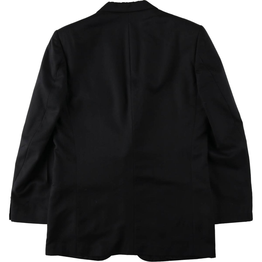 NINO CERRUTI Striped Wool Tailored Jacket, Made in USA, Men's Size M wool black type Vintage Second Hand