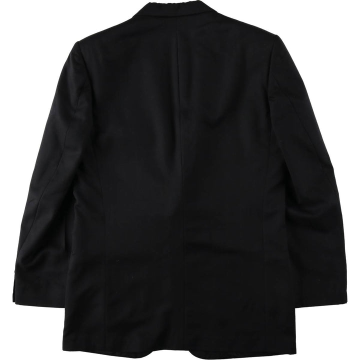 NINO CERRUTI Striped Wool Tailored Jacket, Made in USA, Men's Size M wool black type Vintage Second Hand
