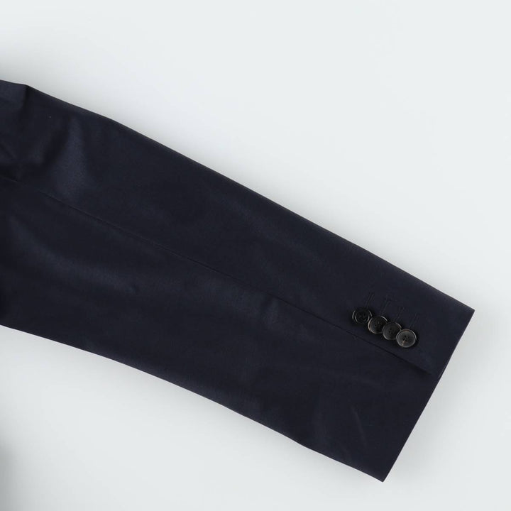 Hugo Boss Stretch Wool Tailored Jacket, Men's Size L (approx.) wool navy blue type Vintage Second Hand
