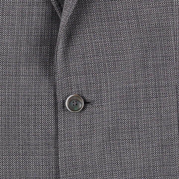 Hugo Boss wool tailored jacket, men's size L wool gray type Vintage Second Hand