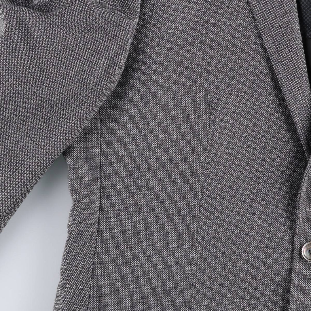 Hugo Boss wool tailored jacket, men's size L wool gray type Vintage Second Hand