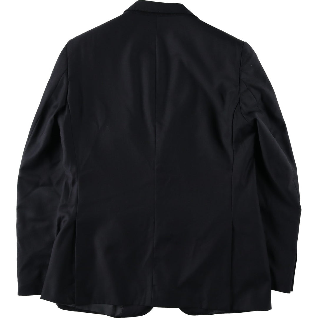 BARBOLINI Wool Tailored Jacket, Made in Italy, Men's Size M (approx.) wool black type Vintage Second Hand