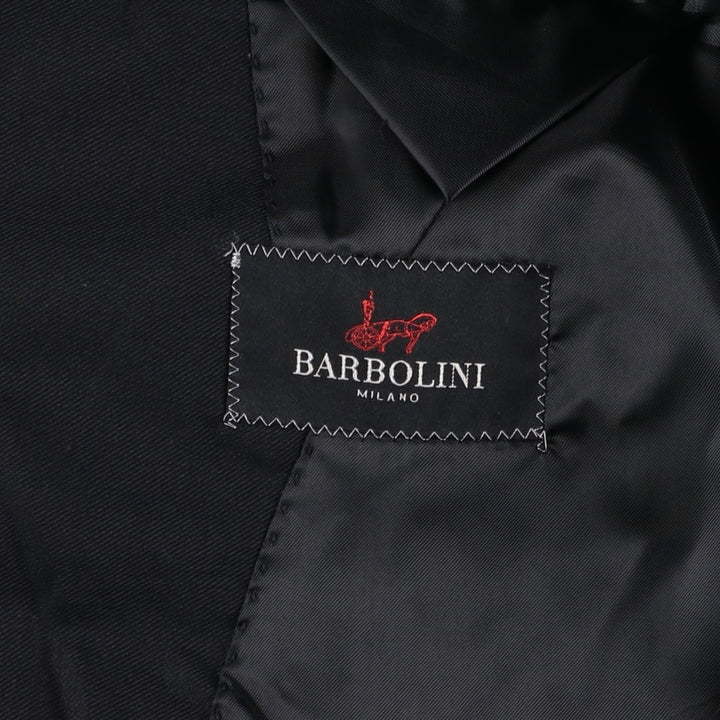 BARBOLINI Wool Tailored Jacket, Made in Italy, Men's Size M (approx.) wool black type Vintage Second Hand