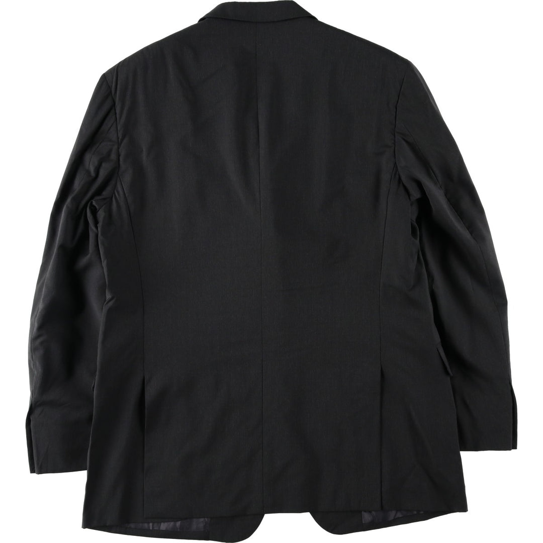 Donna Karan wool tailored jacket, made in Italy, men's size XL. wool gray type Vintage Second Hand