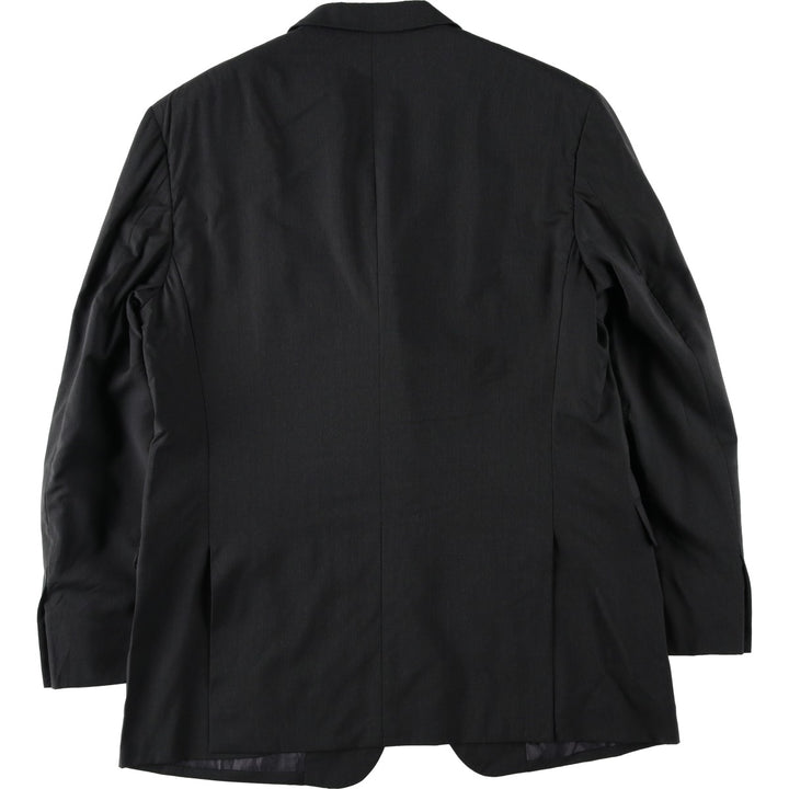 Donna Karan wool tailored jacket, made in Italy, men's size XL. wool gray type Vintage Second Hand