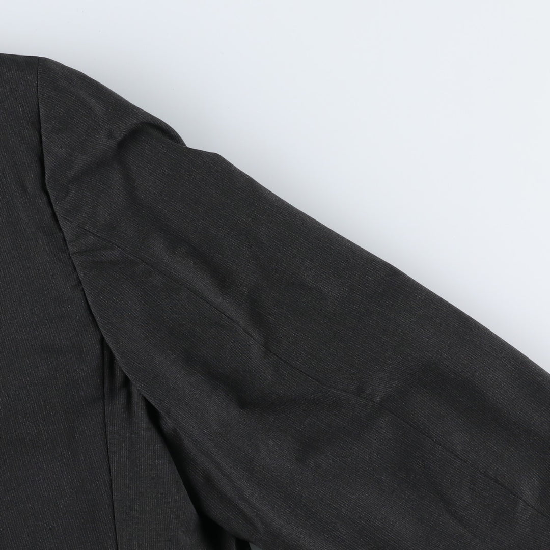 Donna Karan wool tailored jacket, made in Italy, men's size XL. wool gray type Vintage Second Hand