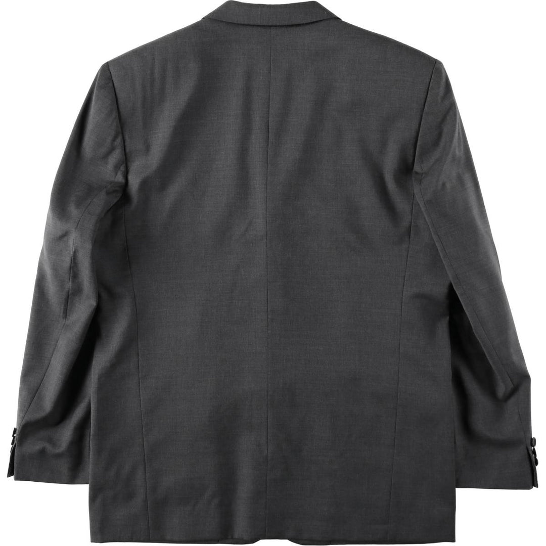 CARAMELO Wool Tailored Jacket, Men's Size M (approx.) Merino wool gray type Vintage Second Hand