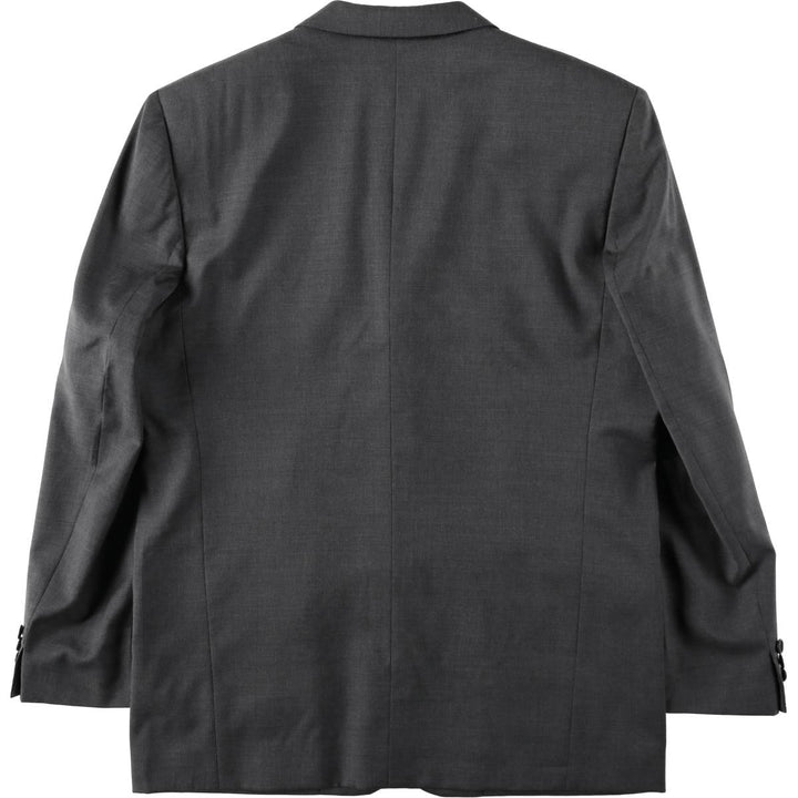 CARAMELO Wool Tailored Jacket, Men's Size M (approx.) Merino wool gray type Vintage Second Hand
