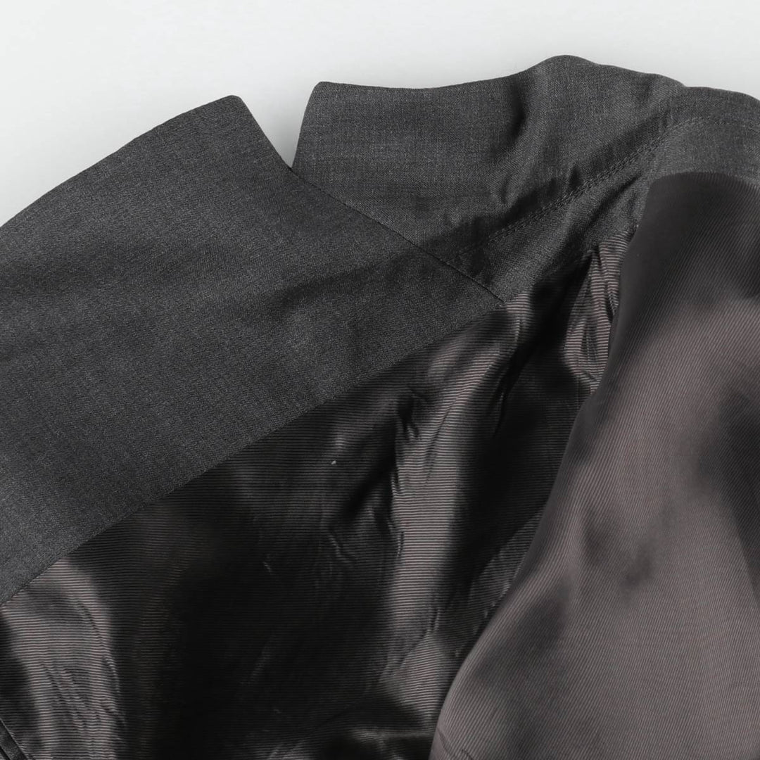 CARAMELO Wool Tailored Jacket, Men's Size M (approx.) Merino wool gray type Vintage Second Hand