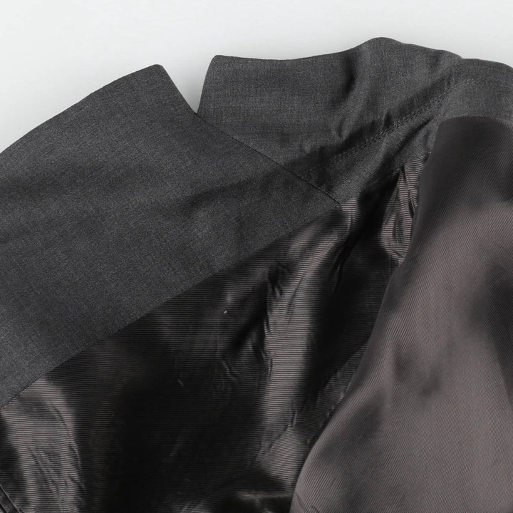 CARAMELO Wool Tailored Jacket, Men's Size M (approx.) Merino wool gray type Vintage Second Hand
