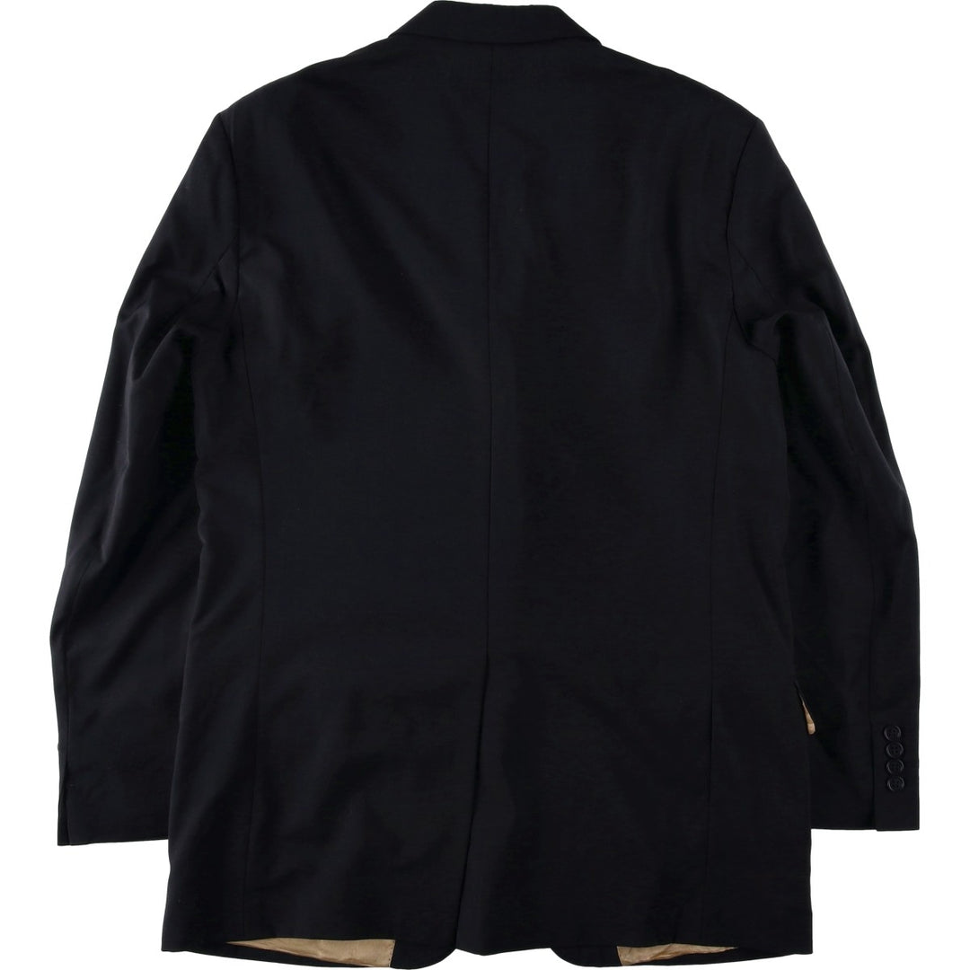 MARLANE Wool Tailored Jacket, Made in Italy, Men's Size M (approx.) wool black type Vintage Second Hand