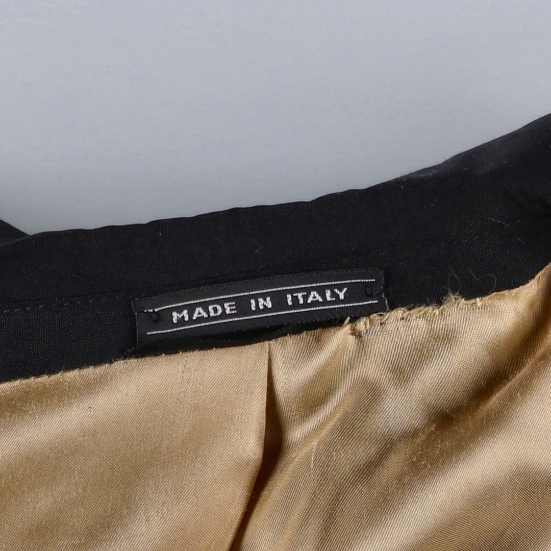 MARLANE Wool Tailored Jacket, Made in Italy, Men's Size M (approx.) wool black type Vintage Second Hand