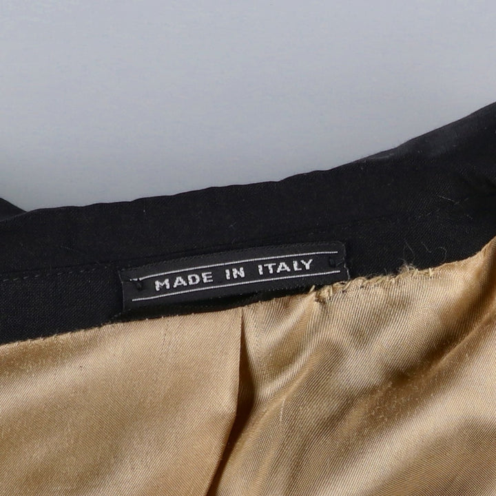 MARLANE Wool Tailored Jacket, Made in Italy, Men's Size M (approx.) wool black type Vintage Second Hand